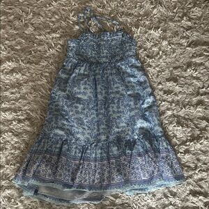Crewcuts Blue Patterned Kids Dress